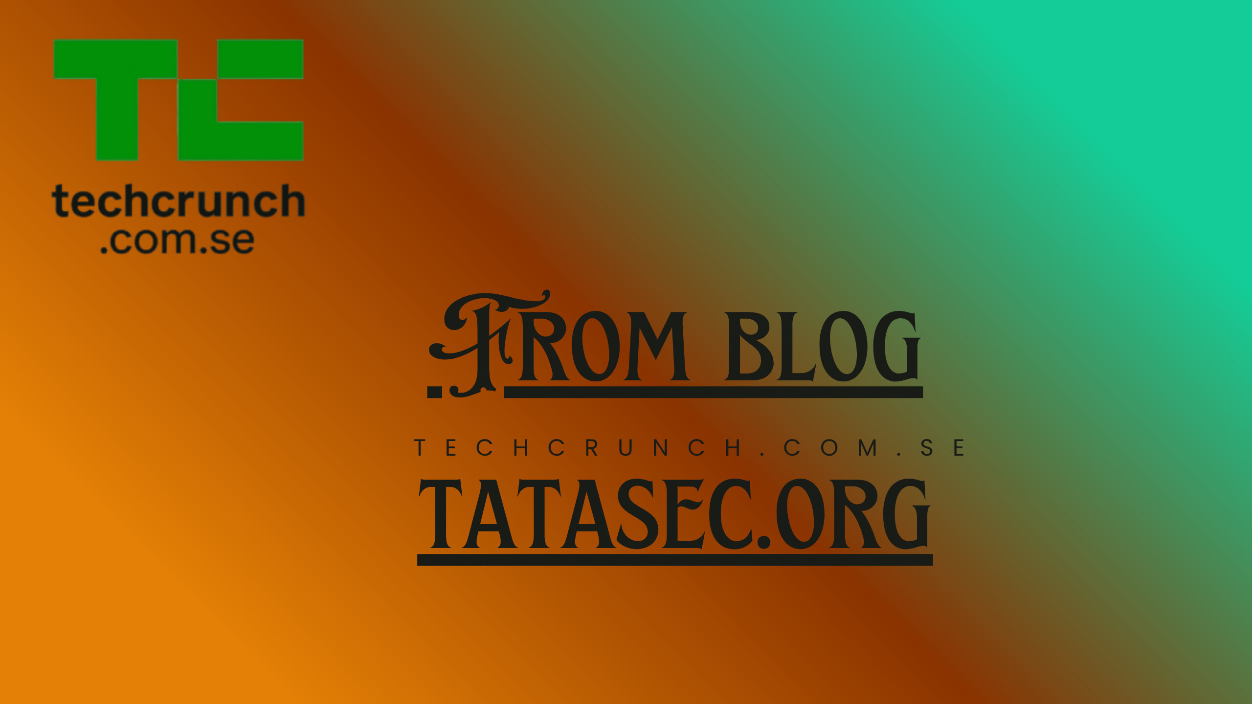 From blog tatasec.org