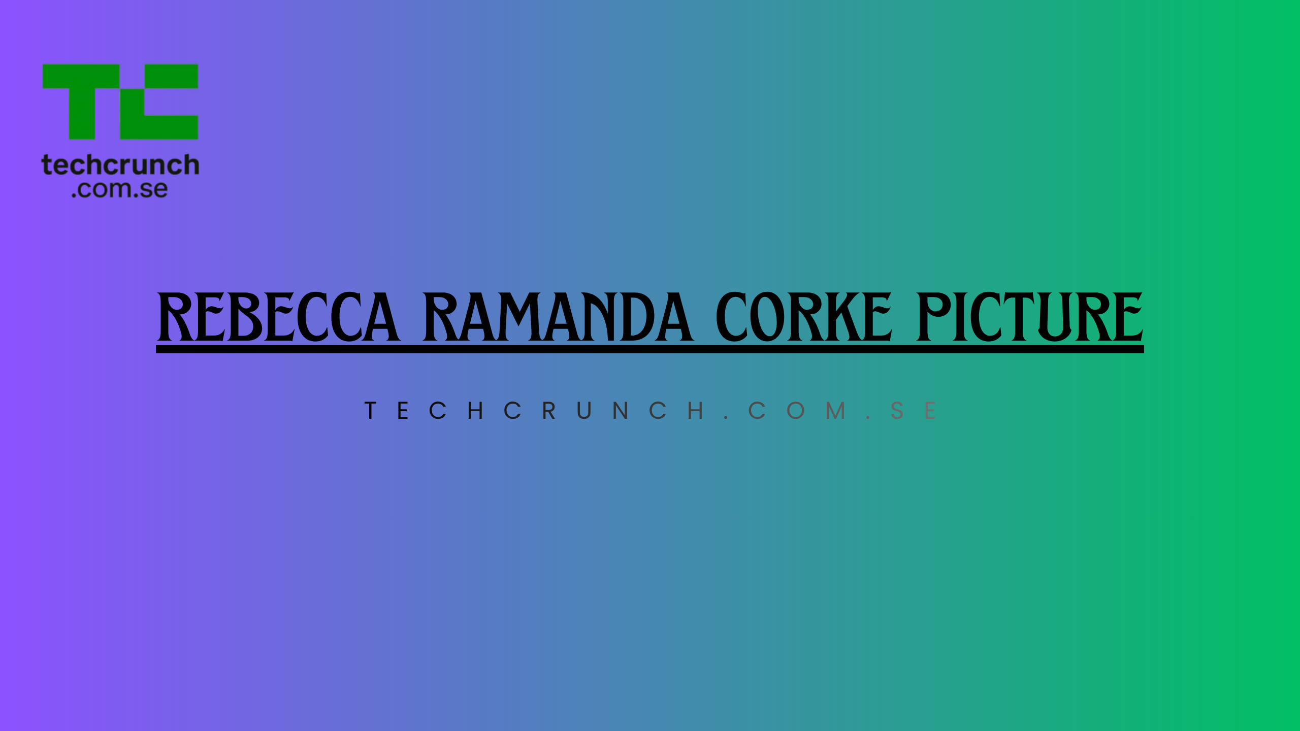 rebecca ramanda corke picture