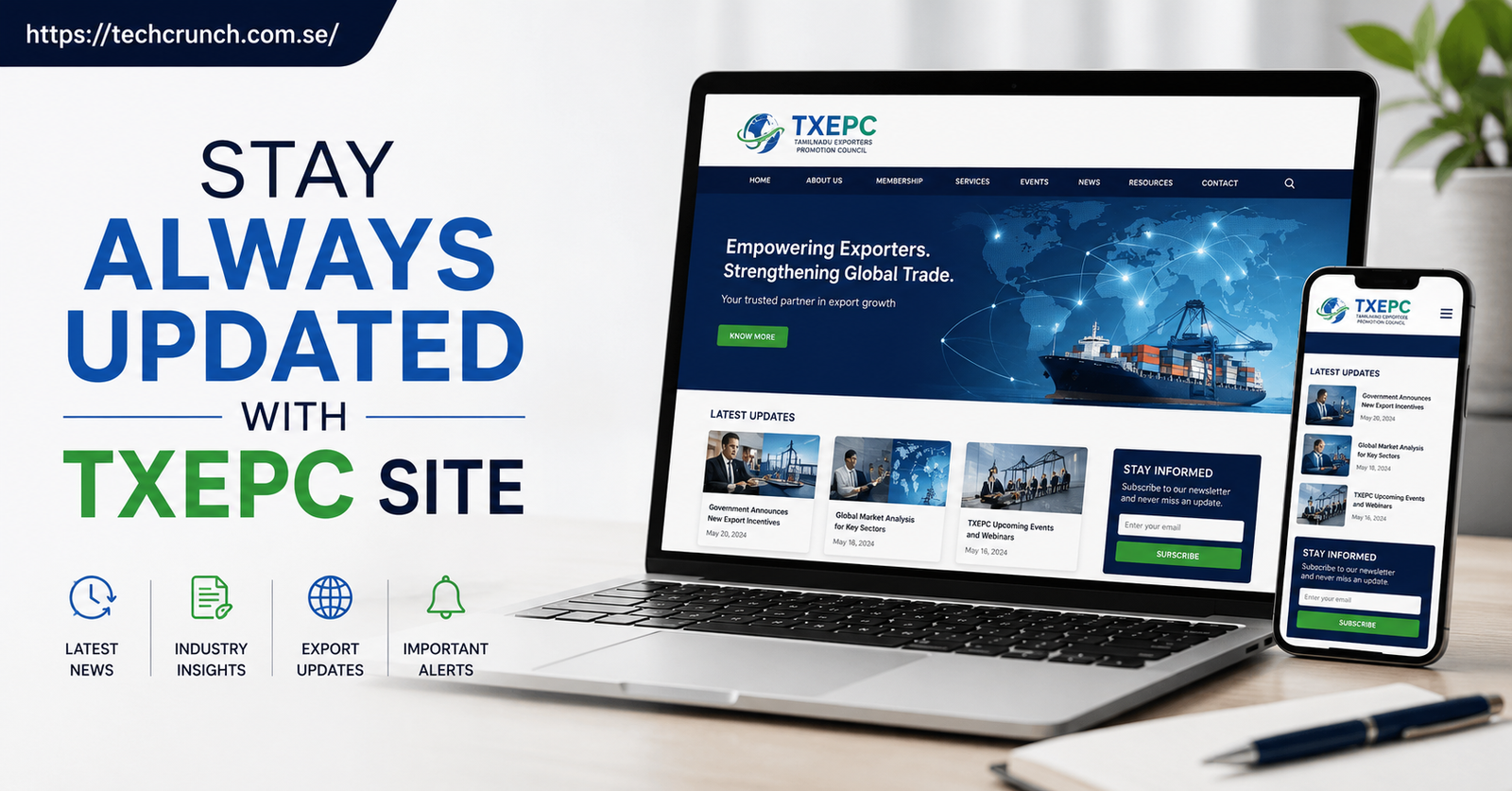 stay always updated with txepc site
